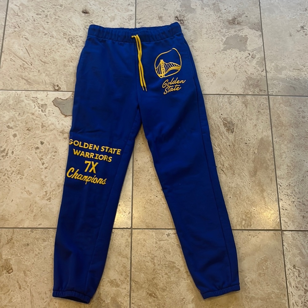 Golden st warriors sweatpants